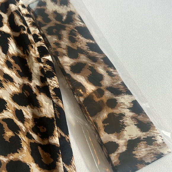 Purr!  Talbots faux wrap animal print pencil skirt - Sz 6 - Picture 4 of 6